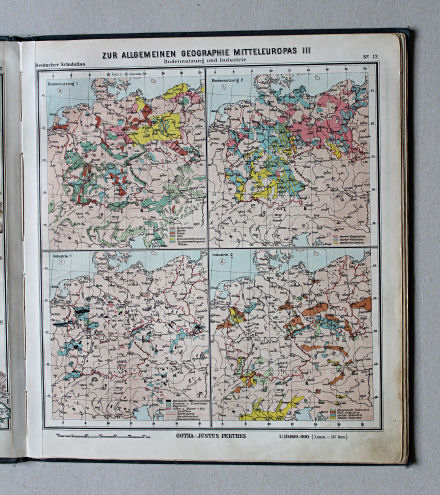 Lüddecke-Haack, Deutscher Schulatlas, 1926
13. Zur allgemeinen Geographie Mitteleuropas III