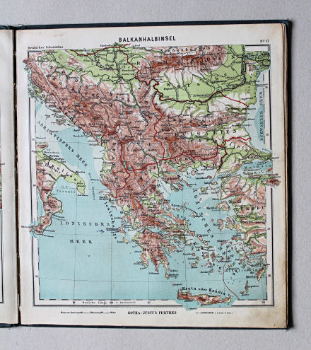 Lüddecke-Haack, Deutscher Schulatlas, 1926
17. Balkanhalbinsel