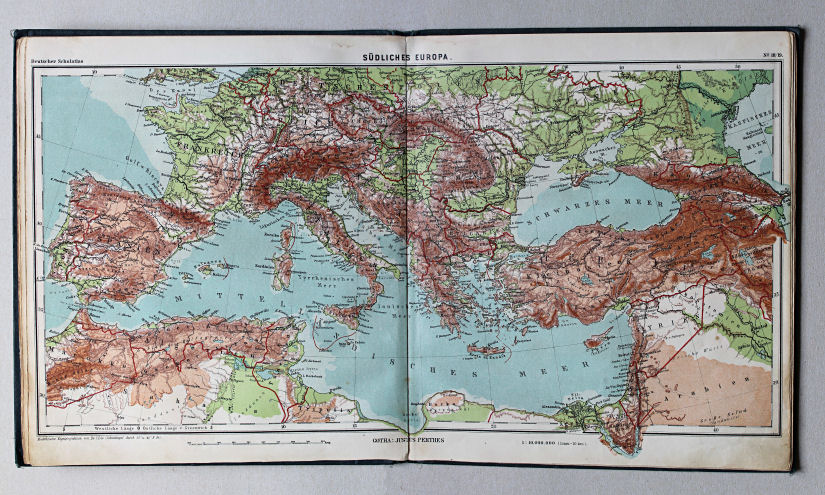 Lüddecke-Haack, Deutscher Schulatlas, 1926
18/19. Südliches Europa