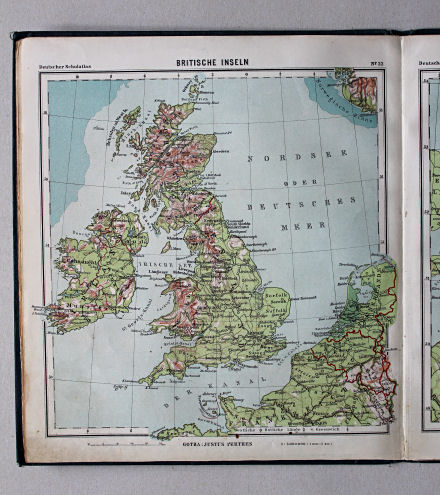 Lüddecke-Haack, Deutscher Schulatlas, 1926
22. Britische Inseln