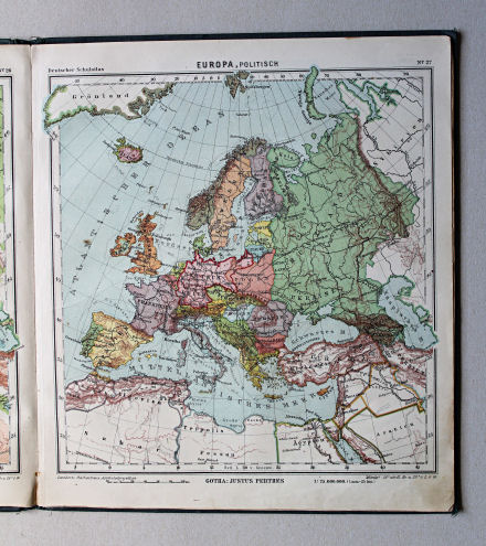 Lüddecke-Haack, Deutscher Schulatlas, 1926
27. Europa, politisch