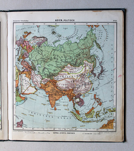 Lüddecke-Haack, Deutscher Schulatlas, 1926
31. Asien, politisch