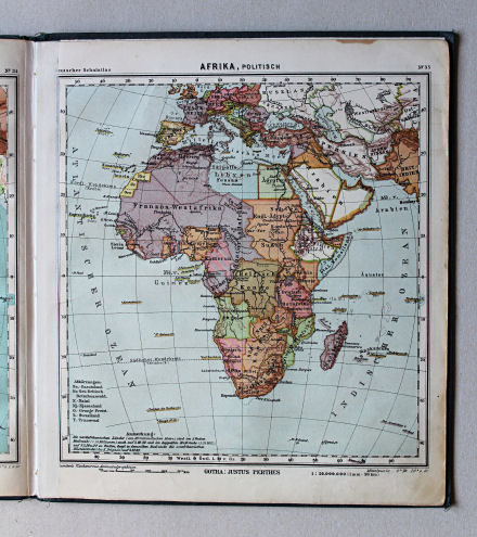Lüddecke-Haack, Deutscher Schulatlas, 1926
35. Afrika, politisch