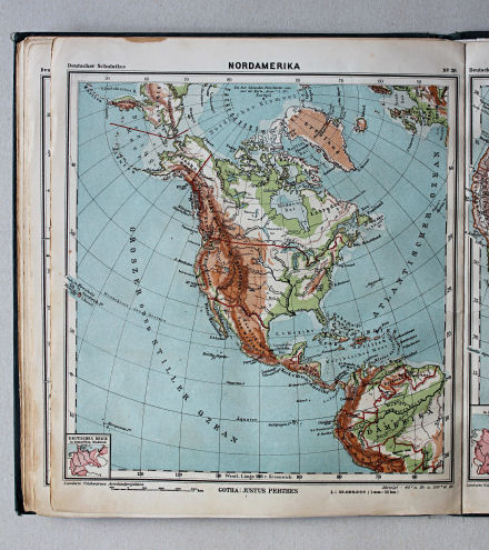 Lüddecke-Haack, Deutscher Schulatlas, 1926
38. Nordamerika