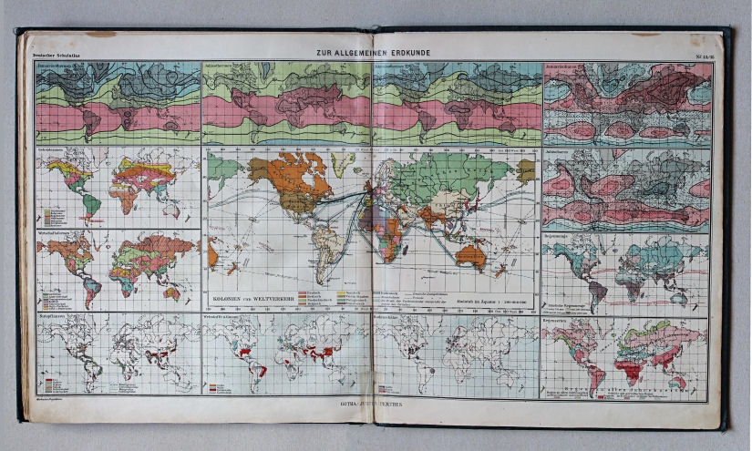 Lüddecke-Haack, Deutscher Schulatlas, 1926
44/45. Zur allgemeinen Erdkunde