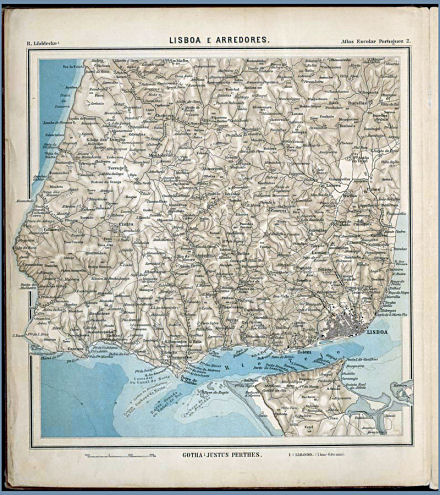 Lüddecke, Atlas Escolar Portuguez, 1897
2. Lisboa e Arredores