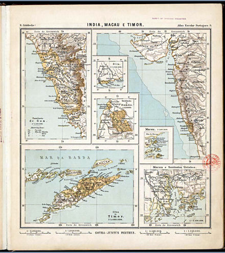Lüddecke, Atlas Escolar Portuguez, 1897
9. India, Macau e Timor