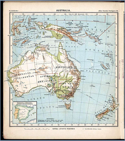 Lüddecke, Atlas Escolar Portuguez, 1897
40. Australia