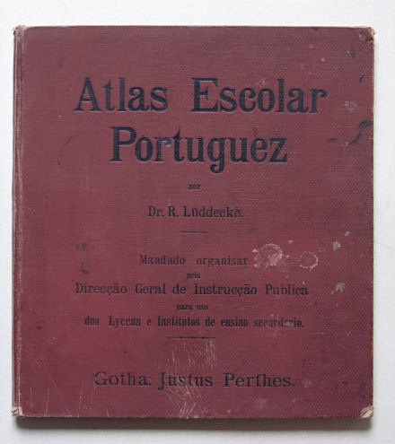 Lüddecke, Atlas Escolar Portuguez, 1902
Voorkant band