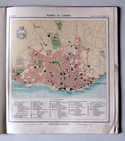 Lüddecke, Atlas Escolar Portuguez, 1902
1. Planta de Lisboa