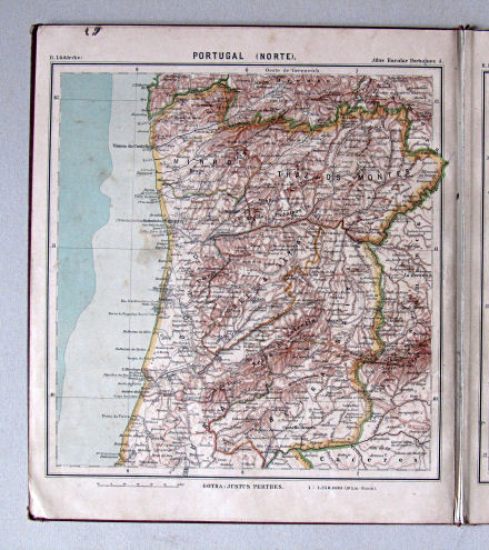 Lüddecke, Atlas Escolar Portuguez, 1902
4. Portugal (Norte)