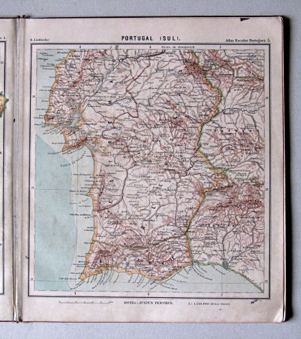 Lüddecke, Atlas Escolar Portuguez, 1902
5. Portugal (Sul)