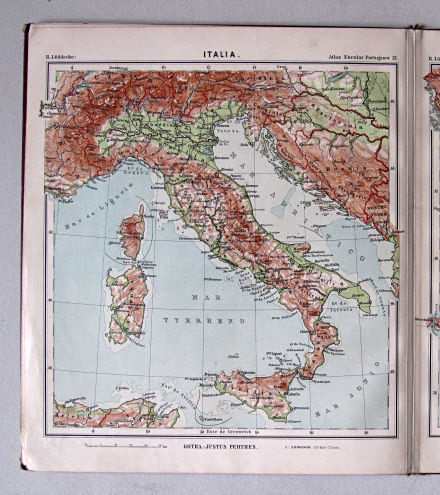 Lüddecke, Atlas Escolar Portuguez, 1902
12. Italia