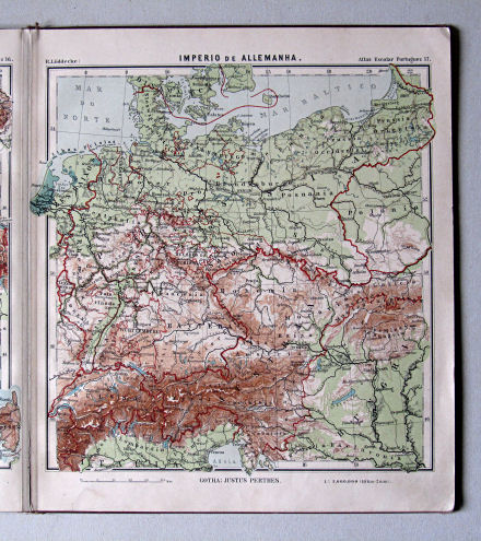 Lüddecke, Atlas Escolar Portuguez, 1902
17. Imperio de Allemanha