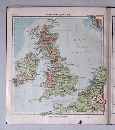 Lüddecke, Atlas Escolar Portuguez, 1902
20. Ilhas Britannicas