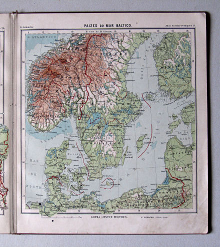 Lüddecke, Atlas Escolar Portuguez, 1902
21. Paizes do Mar Baltico