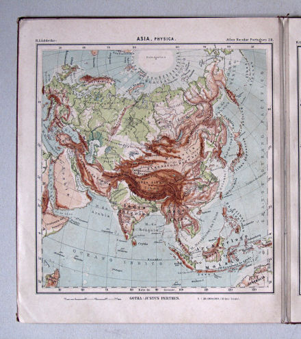 Lüddecke, Atlas Escolar Portuguez, 1902
28. Asia, physica