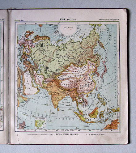 Lüddecke, Atlas Escolar Portuguez, 1902
29. Asia, politica