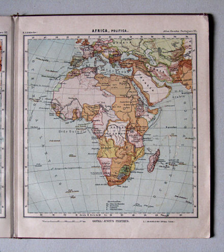 Lüddecke, Atlas Escolar Portuguez, 1902
33. Africa, politica