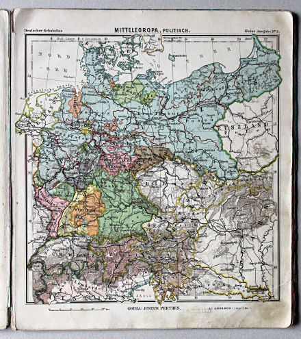Lüddecke-Haack, Deutscher Schulatlas, Kleine Ausgabe, 1910
3. Mitteleuropa, politisch