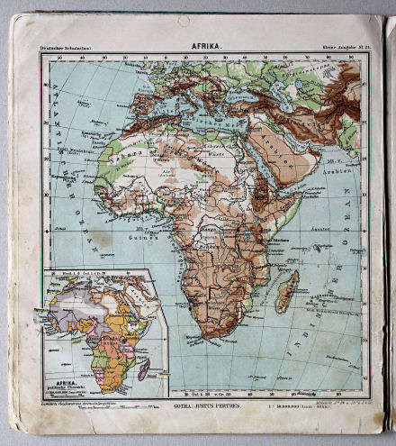 Lüddecke-Haack, Deutscher Schulatlas, Kleine Ausgabe, 1910
24. Afrika