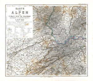 Mayr's Alpenkarte (1875), I. Nº 1