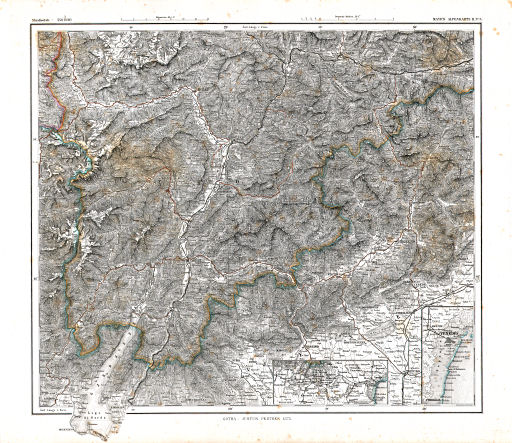 Mayr's Alpenkarte (1875)
II. Nº 3. Meran, Trient, Belluno, Treviso