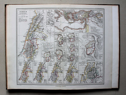 Menkes Bibelatlas, 1868
5. Iudaea und Nachbarländer zu Christi und der Apostel Zeit