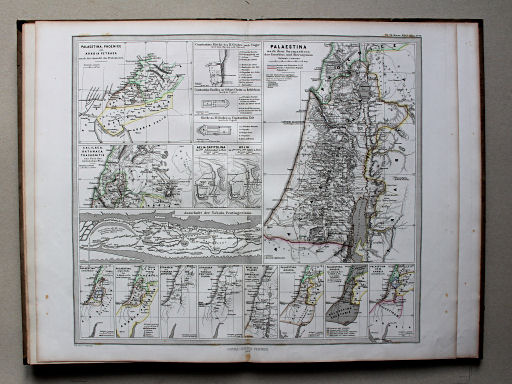 Menkes Bibelatlas, 1868
6. Palaestina nach dem Onomasticon des Eusebius und Hieronymus