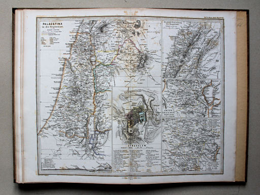 Menkes Bibelatlas, 1868
8. Palaestina in der Gegenwart