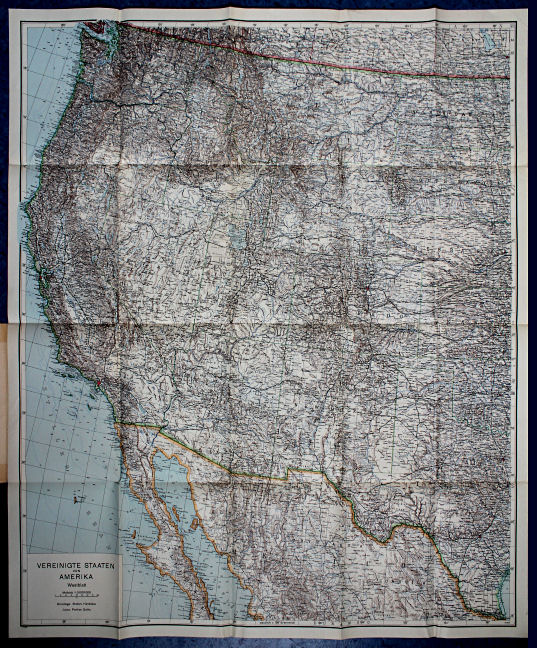 Ubique terrarum, Perthes-Karten
1. Vereinigte Staaten von Nordamerika, Westblatt