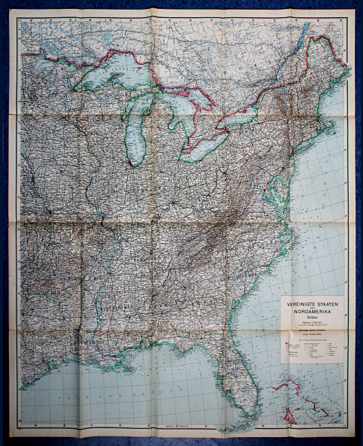 Ubique terrarum, Perthes-Karten
2. Vereinigte Staaten von Amerika, Ostblatt