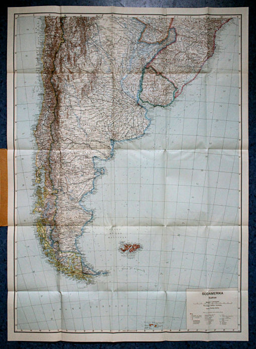 Ubique terrarum, Perthes-Karten
6. Südamerika, Südblatt