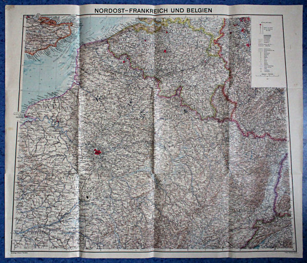 Ubique terrarum, Perthes-Karten
9. Nordost-Frankreich und Belgien