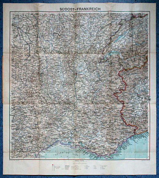 Ubique terrarum, Perthes-Karten
10. Südost-Frankreich