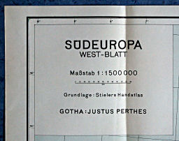 Ubique terrarum, Perthes-Karten
Titel van kaart&nbsp;14 / Title of sheet&nbsp;14