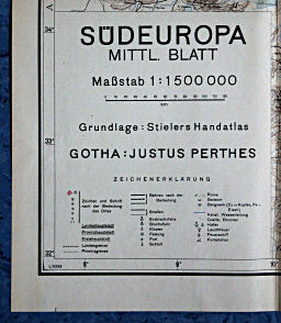 Ubique terrarum, Perthes-Karten
Titel van kaart&nbsp;15 / Title of sheet&nbsp;15