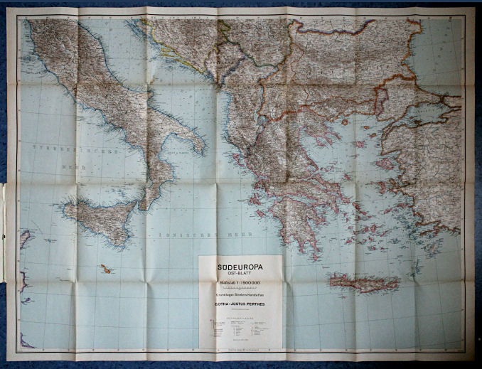 Ubique terrarum, Perthes-Karten
16. Südeuropa, Ostblatt