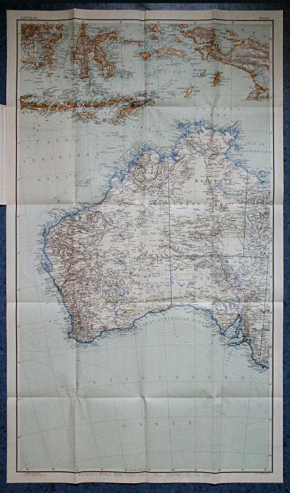 Ubique terrarum, Perthes-Karten
23. Australien, Westblatt