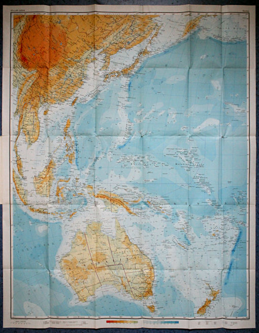 Ubique terrarum, Perthes-Karten
25. Stiller Ozean, Westblatt