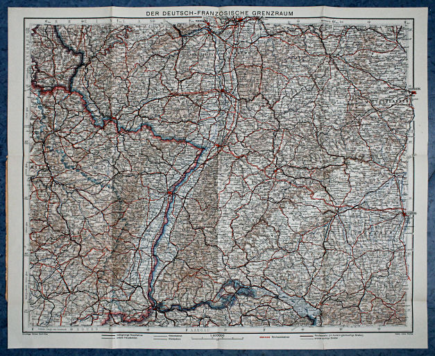 Ubique terrarum, Perthes-Karten
[44] Der deutsch-französiche Grenzraum