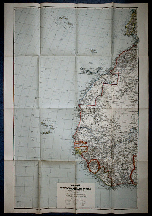 Ubique terrarum, Perthes-Karten
[45] Azoren und Westafrikanische Inseln