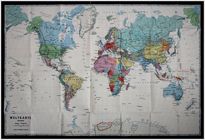 Ubique terrarum, Perthes-Karten
[51] Weltkarte politisch