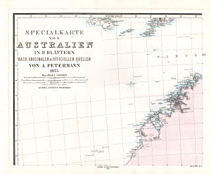 Specialkarte von Australien, Nº 1