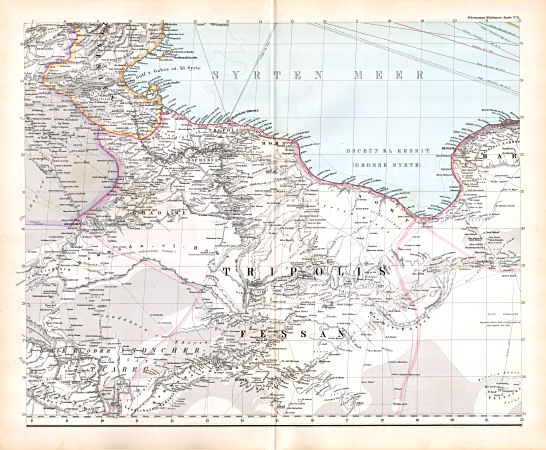 Petermann's Mittelmeer-Karte (1884)
Nº 6