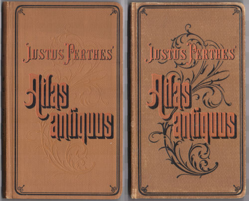 Perthes' Atlas antiquus
Voorkant banden 1895, ca. 1908