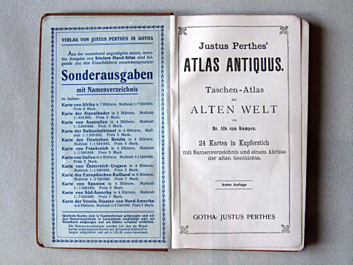 Perthes' Atlas antiquus (ca. 1908)
Titelpagina / Title page