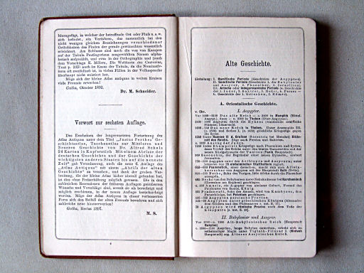 Perthes' Atlas antiquus (ca. 1908)
Voorwoord, schets Oude Geschiedenis / Preface, outline of Ancient History