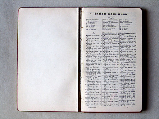 Perthes' Atlas antiquus (ca. 1908)
Register / Index