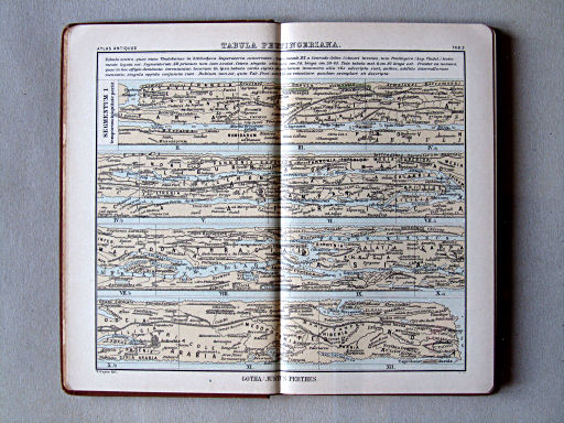 Perthes' Atlas antiquus (ca. 1908)
2. Tabula Peutingeriana